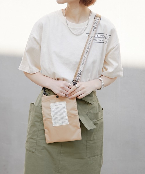 THEATRE PRODUCTS（シアタープロダクツ）の「【WEB限定カラー有り】【THEATRE PRODUCTS×CIAOPANIC TYPY】サコッシュ（ボディバッグ/ウエストポーチ・レディース・グレー/ブラック/ベージュ/パープル・ONE SIZE）」の9枚目の写真