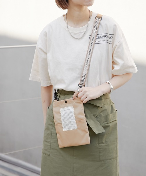 THEATRE PRODUCTS（シアタープロダクツ）の「【WEB限定カラー有り】【THEATRE PRODUCTS×CIAOPANIC TYPY】サコッシュ（ボディバッグ/ウエストポーチ・レディース・グレー/ブラック/ベージュ/パープル・ONE SIZE）」の13枚目の写真