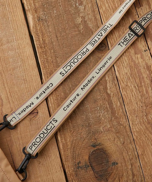 THEATRE PRODUCTS（シアタープロダクツ）の「【WEB限定カラー有り】【THEATRE PRODUCTS×CIAOPANIC TYPY】サコッシュ（ボディバッグ/ウエストポーチ・レディース・グレー/ブラック/ベージュ/パープル・ONE SIZE）」の8枚目の写真