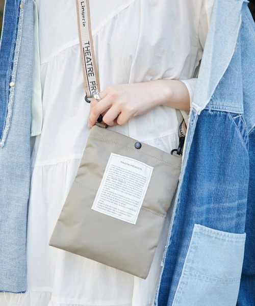 THEATRE PRODUCTS（シアタープロダクツ）の「【WEB限定カラー有り】【THEATRE PRODUCTS×CIAOPANIC TYPY】サコッシュ（ボディバッグ/ウエストポーチ・レディース・グレー/ブラック/ベージュ/パープル・ONE SIZE）」の20枚目の写真