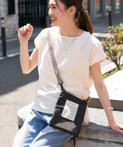 THEATRE PRODUCTS（シアタープロダクツ）の「【WEB限定カラー有り】【THEATRE PRODUCTS×CIAOPANIC TYPY】サコッシュ（ボディバッグ/ウエストポーチ・レディース・グレー/ブラック/ベージュ/パープル・ONE SIZE）」の17枚目の写真