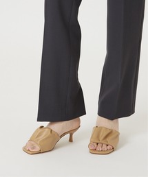 LE TALON | 5cmソフトギャザーミュールサンダル◆(サンダル)