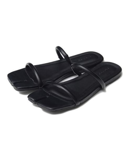 Re:EDIT（リエディ）の「足袋風フラットサンダル（サンダル・レディース・ホワイト/モカ/ブラック・X-LARGE/LARGE/MEDIUM/SMALL）」の5枚目の写真