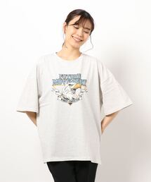 SPINNS | 【ゆったりシルエット】古着風EAGLEデザイン 半袖Tシャツ(Tシャツ/カットソー)