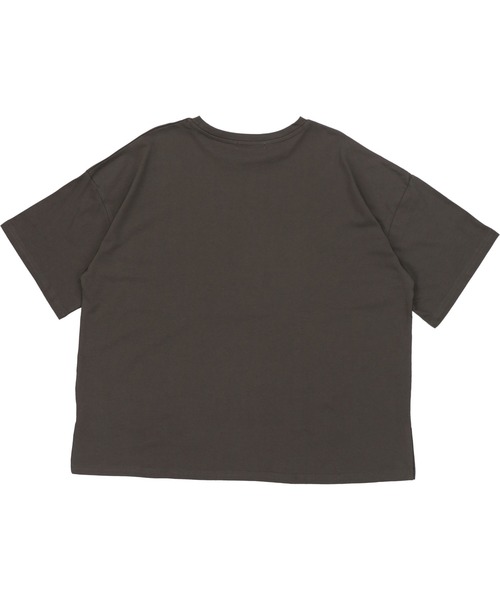 SPINNS（スピンズ）の「【ゆったりシルエット】古着風EAGLEデザイン 半袖Tシャツ（Tシャツ/カットソー・レディース・ベージュ/オートミール/スミクロ・ONESIZE）」の7枚目の写真