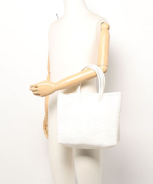 PUAL CE CIN（ピュアルセシン）の「メルカドバッグ（トートバッグ・レディース・ブラック/ホワイト・FREE）」の4枚目の写真