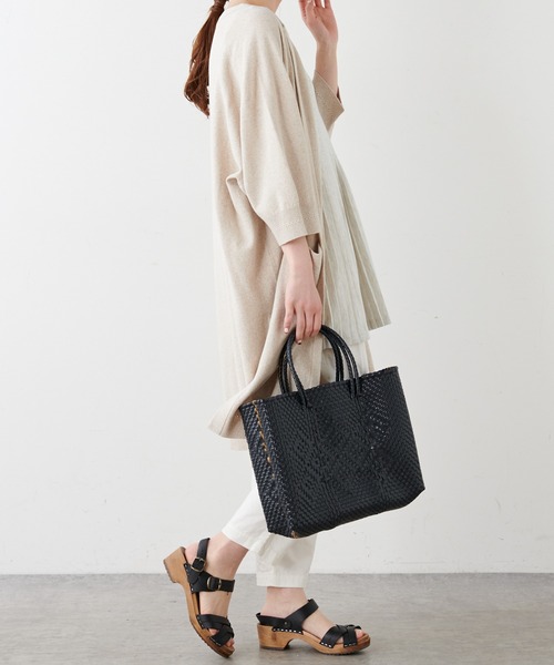 PUAL CE CIN（ピュアルセシン）の「メルカドバッグ（トートバッグ・レディース・ブラック/ホワイト・FREE）」の9枚目の写真