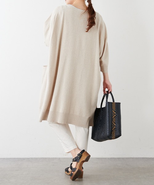 PUAL CE CIN（ピュアルセシン）の「メルカドバッグ（トートバッグ・レディース・ブラック/ホワイト・FREE）」の10枚目の写真