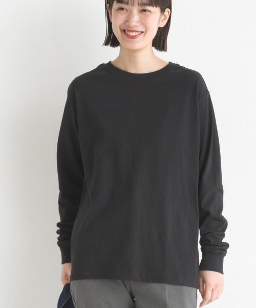 OMNES(オムネス)の「ユニセックス 製品洗い 無地長袖Tシャツ(Tシャツ/カットソー・メンズ・ブラウン/ホワイト/グレー/ピンク/ベージュ/カーキ/ブラック・MEDIUM/LARGE/XXX-LARGE/X-LARGE/SMALL/XX-LARGE)」の20枚目の写真