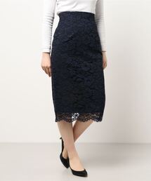 ANAYI フラワーレース タイトスカート 38 オフホワイト 57401892_16_d_215.jpg