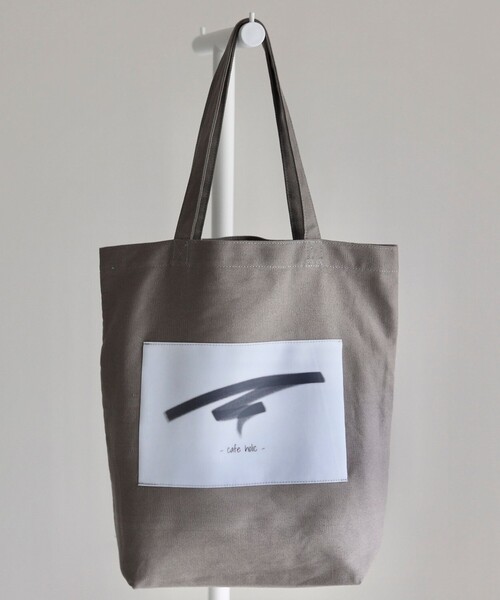 coen by Mr.SZK(コーエンバイミスタースズキ)の「- cafe holic - カフェプリントトートバッグ【coen × Mr.SZK】-(トートバッグ・メンズ・ライトグレー/ホワイト/ブラウン・FREE)」の12枚目の写真