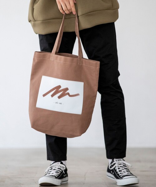 coen by Mr.SZK(コーエンバイミスタースズキ)の「- cafe holic - カフェプリントトートバッグ【coen × Mr.SZK】-(トートバッグ・メンズ・ライトグレー/ホワイト/ブラウン・FREE)」の17枚目の写真