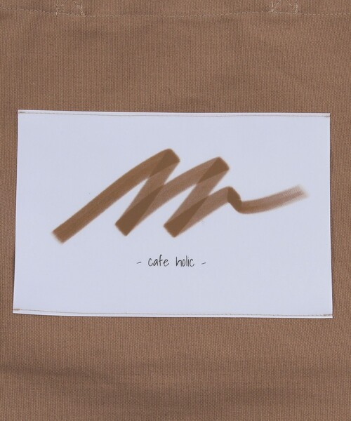 coen by Mr.SZK(コーエンバイミスタースズキ)の「- cafe holic - カフェプリントトートバッグ【coen × Mr.SZK】-(トートバッグ・メンズ・ライトグレー/ホワイト/ブラウン・FREE)」の10枚目の写真