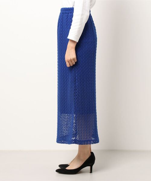 neigh(ネイ)の「neigh/N211-758 レースSK(スカート・レディース・ライトブルー/ブルー・FREE)」の6枚目の写真