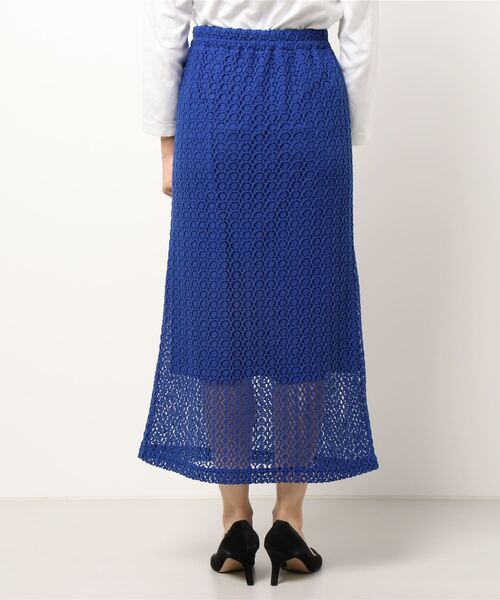 neigh(ネイ)の「neigh/N211-758 レースSK(スカート・レディース・ライトブルー/ブルー・FREE)」の8枚目の写真