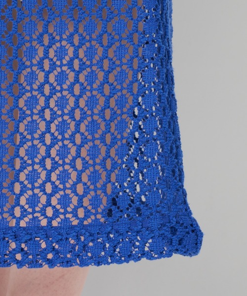 neigh(ネイ)の「neigh/N211-758 レースSK(スカート・レディース・ライトブルー/ブルー・FREE)」の4枚目の写真