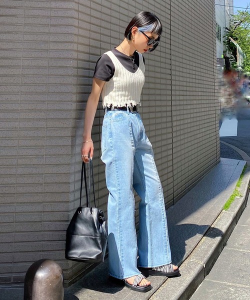 PAGEBOY(ページボーイ)の「ダメージニットビスチェ(その他トップス・レディース・ブラック/オフホワイト/ブラウン系その他・FREE)」の20枚目の写真