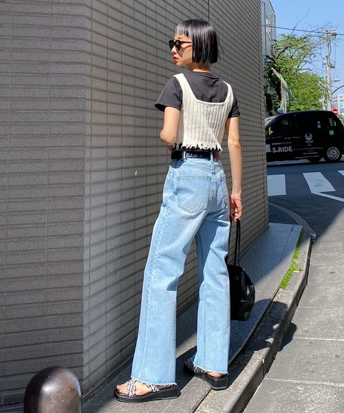 PAGEBOY(ページボーイ)の「ダメージニットビスチェ(その他トップス・レディース・ブラック/オフホワイト/ブラウン系その他・FREE)」の16枚目の写真