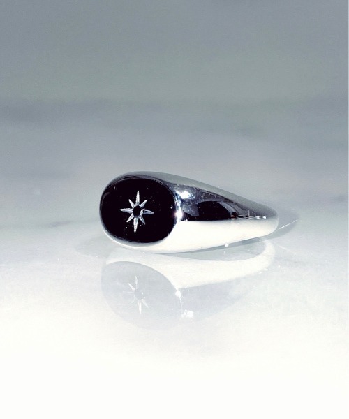 blatto（ブラット）の「【blatto 925silver】925シルバー　ジュエリー　シグネチャーデザインリング　フリーサイズ（リング・メンズ・ブラック/ピンク/ブルー/グリーン/クリア・FREE）」の2枚目の写真