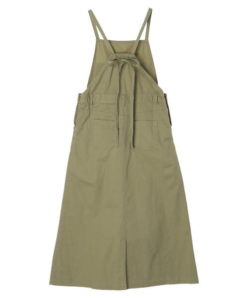 Sugar spoon(シュガースプーン)の「・SUGAR SPOON ツイルサロペットスカート*(サロペット/オーバーオール・レディース・ベージュ/グレー/ブルー/グリーン系その他3・FREE)」の6枚目の写真