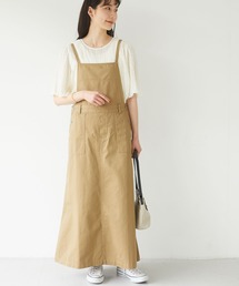 Sugar spoon | ・SUGAR SPOON ツイルサロペットスカート＊(サロペット/オーバーオール)