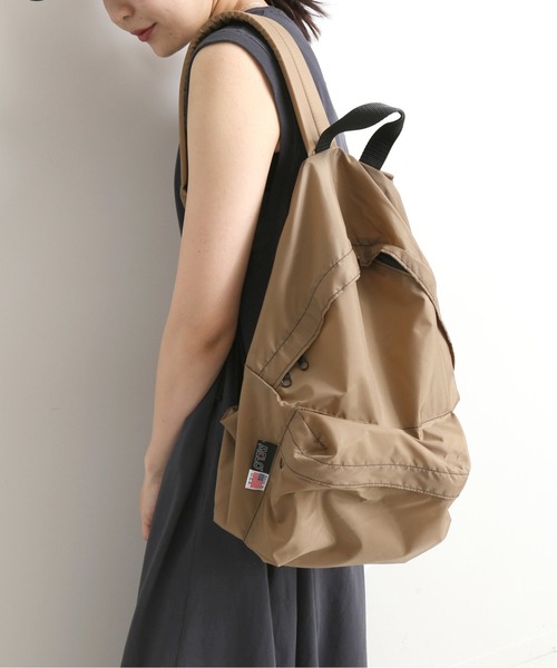 SLOBE IENA（スローブイエナ）の「【MELO/メロ】 ナイロンバックパック◆（バックパック/リュック・レディース・ベージュ/ネイビー/ボルドー・FREE）」の18枚目の写真