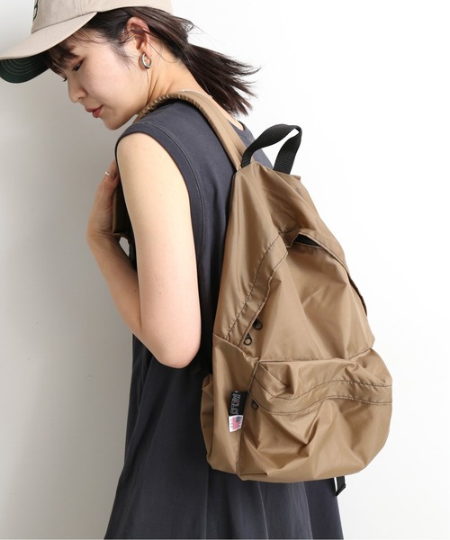 SLOBE IENA（スローブイエナ）の「【MELO/メロ】 ナイロンバックパック◆（バックパック/リュック・レディース・ベージュ/ネイビー/ボルドー・FREE）」の15枚目の写真