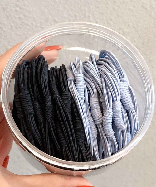 juweel（ユウェル）の「4重ヘアゴム20本セット（ヘアゴム・レディース・G/H/E/D/C/B/A/F/I/K/J/L・FREE）」の5枚目の写真