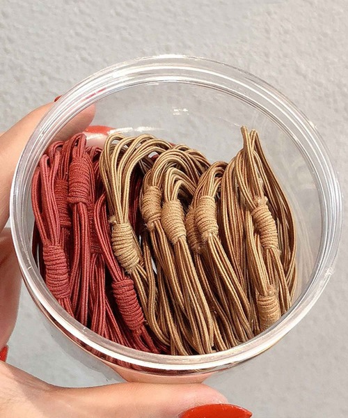 juweel（ユウェル）の「4重ヘアゴム20本セット（ヘアゴム・レディース・G/H/E/D/C/B/A/F/I/K/J/L・FREE）」の7枚目の写真