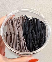 juweel | 4重ヘアゴム20本セット シュシュやリボンと合わせやすいおしゃれアクセサリーシリーズ(ヘアゴム)