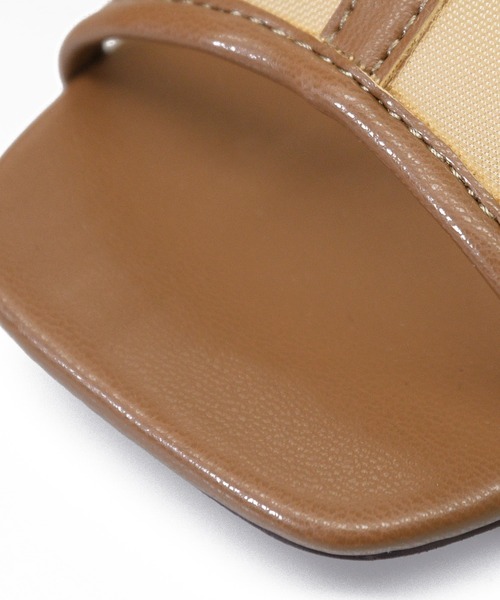 sango（sango）の「シアーセンターシームクリアボールヒールサンダル（サンダル・レディース・ブラック/モカ/ベージュ/グレイッシュベージュ・SS/S/M/L/LL/3L）」の6枚目の写真