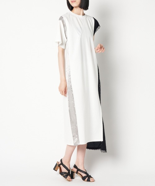 セール Oops ｱｼﾒｽﾘｰﾌﾞﾊﾟｯﾁﾜｰｸop ワンピース ライチ ライチ のファッション通販 Zozotown