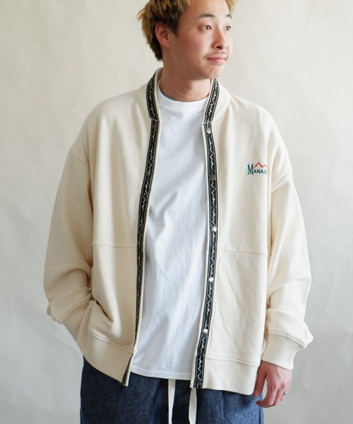 MANASTASH（マナスタッシュ）の「MANASTASH/マナスタッシュ　CASCADE JACKET カスケードジャケット　7113106（カーディガン/ボレロ・メンズ・ナチュラル/その他・MEDIUM/LARGE/X-LARGE）」の3枚目の写真