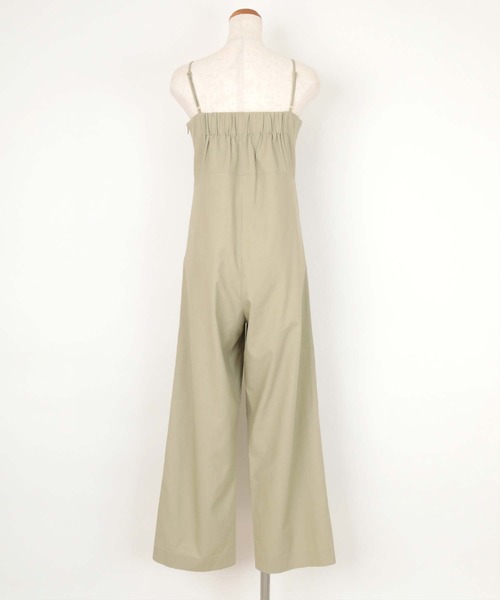 titivate(ティティベイト)の「綿麻サロペット(サロペット/オーバーオール・レディース・ホワイト/ブラック/オリーブ・M)」の12枚目の写真