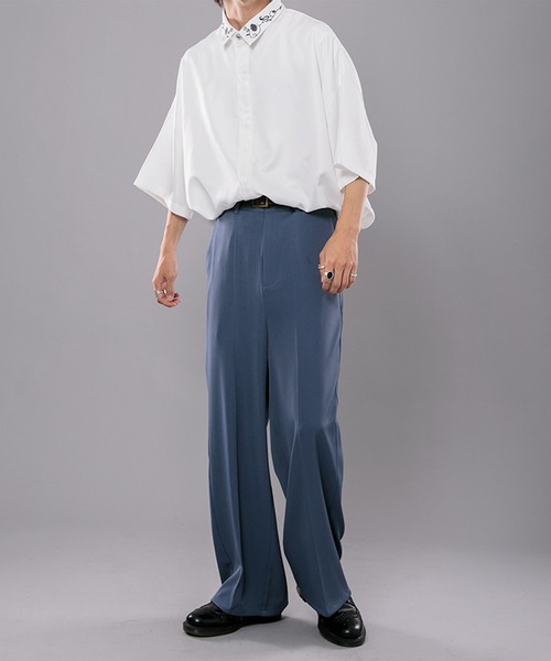 kutir(クティール)の「フラワー刺繍シャツ(シャツ/ブラウス・メンズ・ホワイト/ブラック/ダークグリーン・MEDIUM/LARGE)」の16枚目の写真