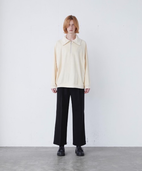 ln fortis（ロンフォルティス）の「ln fortis - ベロアタートルネックスウェット（スウェット・メンズ・ブラック/アイボリー・SMALL/MEDIUM）」の18枚目の写真