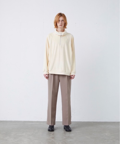 ln fortis（ロンフォルティス）の「ln fortis - ベロアタートルネックスウェット（スウェット・メンズ・ブラック/アイボリー・SMALL/MEDIUM）」の22枚目の写真