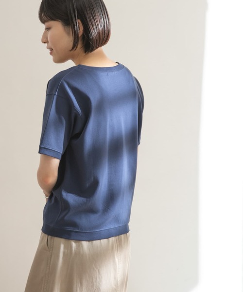 FORK&SPOON（フォークアンドスプーン）の「FORK&SPOON　スムースショートスリーブTシャツ（Tシャツ/カットソー・レディース・ネイビー/オフホワイト/グリーン系その他・ONE）」の9枚目の写真