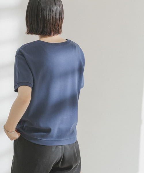 FORK&SPOON（フォークアンドスプーン）の「FORK&SPOON　スムースショートスリーブTシャツ（Tシャツ/カットソー・レディース・ネイビー/オフホワイト/グリーン系その他・ONE）」の13枚目の写真