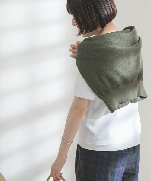 FORK&SPOON（フォークアンドスプーン）の「FORK&SPOON　スムースショートスリーブTシャツ（Tシャツ/カットソー・レディース・ネイビー/オフホワイト/グリーン系その他・ONE）」の20枚目の写真