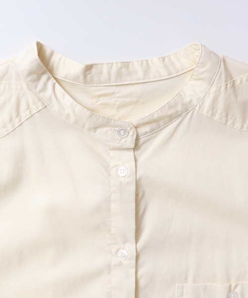 khakito(カーキト)の「袖ボリューム ワークシャツ(シャツ/ブラウス・レディース・ブラック/アイボリー・MEDIUM)」の20枚目の写真