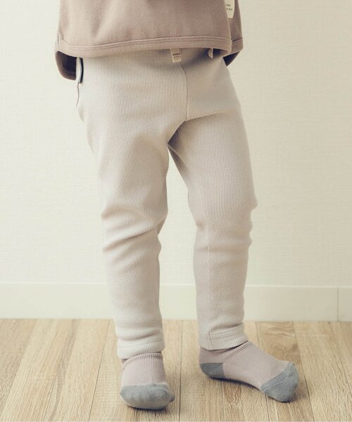 apres les cours（アプレレクール）の「/カラバリレギンス/7days Style pants 10分丈（その他パンツ・キッズ・ブルー/ピンク/ベージュ/オレンジ/ブラウン/チャコール・100/80/120/130/110/90）」の4枚目の写真