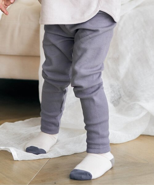 apres les cours（アプレレクール）の「/カラバリレギンス/7days Style pants 10分丈（その他パンツ・キッズ・ブルー/ピンク/ベージュ/オレンジ/ブラウン/チャコール・100/80/120/130/110/90）」の5枚目の写真