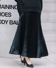 Munich | アセテートヴィンテージサテン　マーメイドマキシスカート(スカート)