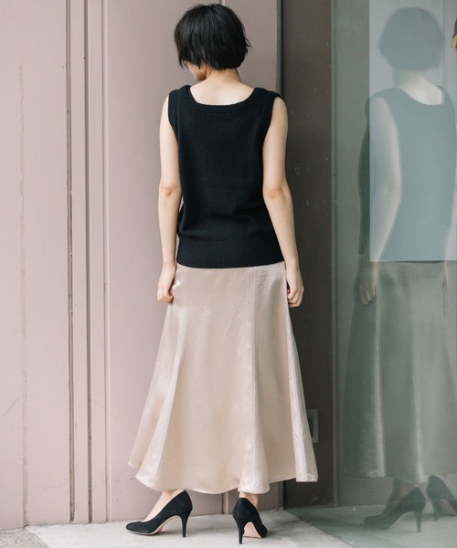 Munich（ミューニック）の「アセテートヴィンテージサテン　マーメイドマキシスカート（スカート・レディース・ベージュ/ブラック/ブラウン・XS/M/S）」の15枚目の写真