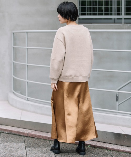 Munich（ミューニック）の「アセテートヴィンテージサテン　マーメイドマキシスカート（スカート・レディース・ベージュ/ブラック/ブラウン・XS/M/S）」の18枚目の写真