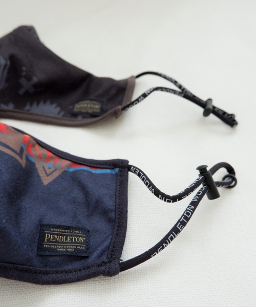 MANASTASH(マナスタッシュ)の「MANASTASH×PENDLETON/マナスタッシュ×ペンドルトン 2P MASK(EX COLOR) HOLDER & CASE マスク(マスク・メンズ・ブラック・FREE)」の6枚目の写真