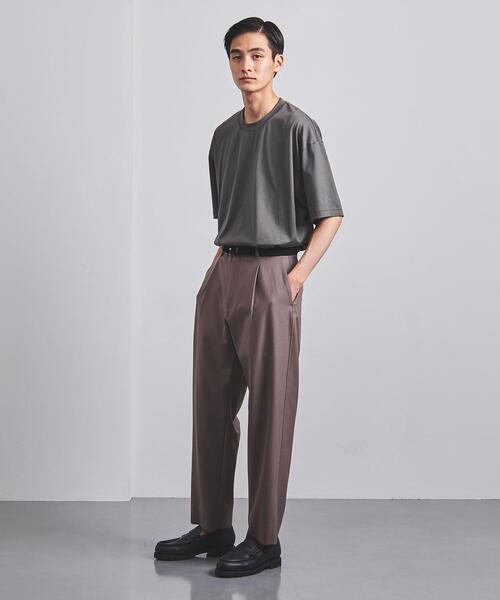 ATON（エイトン）の「＜ATON（エイトン）＞ スヴィン オーバーサイズ Tシャツ（Tシャツ/カットソー・メンズ・ホワイト/ダークグリーン/ダークグレー・4/6）」の12枚目の写真