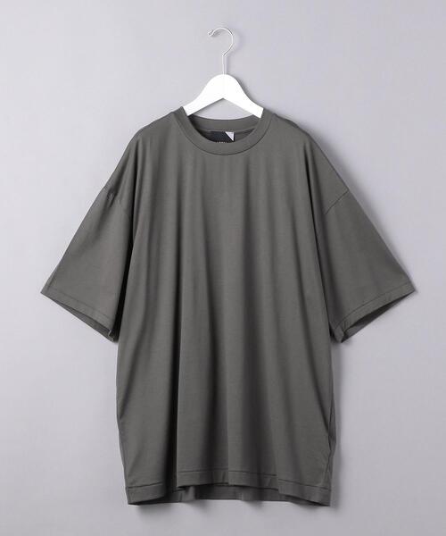 ATON（エイトン）の「＜ATON（エイトン）＞ スヴィン オーバーサイズ Tシャツ（Tシャツ/カットソー・メンズ・ホワイト/ダークグリーン/ダークグレー・4/6）」の16枚目の写真