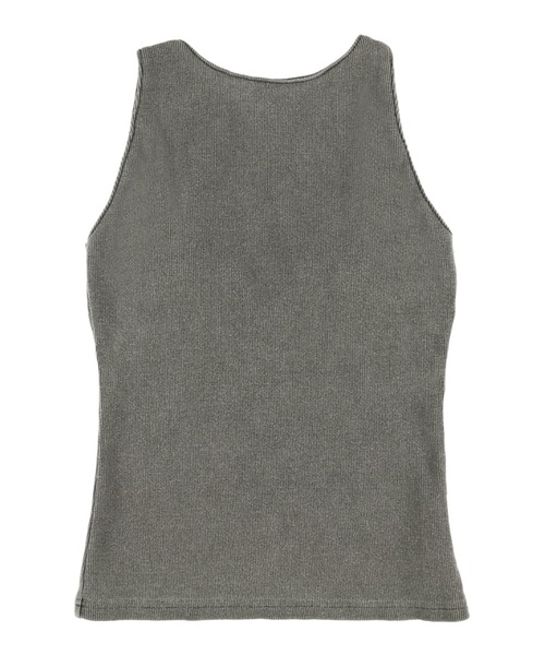 ALEXIA STAM（アリシアスタン）の「Pigment Dyed Padded Tank Top/ピグメントダイパデッドタンクトップ（Tシャツ/カットソー・レディース・モカ/チャコールグレー/カーキ・FREE）」の11枚目の写真